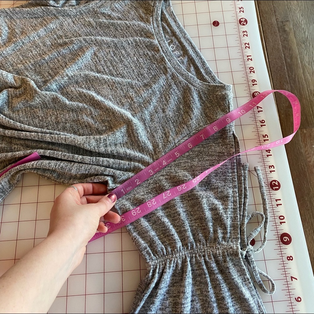 Loft Size Small Gray Soft Comfy Statement Sleeve … - image 6